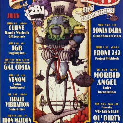 Dave Huckins MHP 48 July - 1998 Poster Maritime Hall San Fran 1st Gig Posters