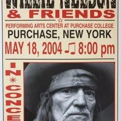 Gig Posters Willie Nelson - 2004 Franks Brothers 5/18 Poster Purchase, NY