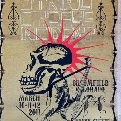 String Cheese Incident - 2011 Lucky Bandana Design Poster Broomfield, CO Colorado