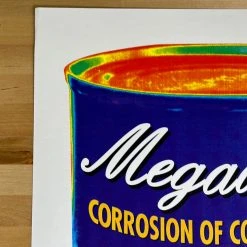 Megadeth - 1995 Matt Getz Poster San Diego, CA Del Mar Gig Posters