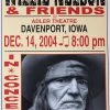 Gig Posters Willie Nelson - 2004 Franks Brothers 12/14 Poster Davenport, IA