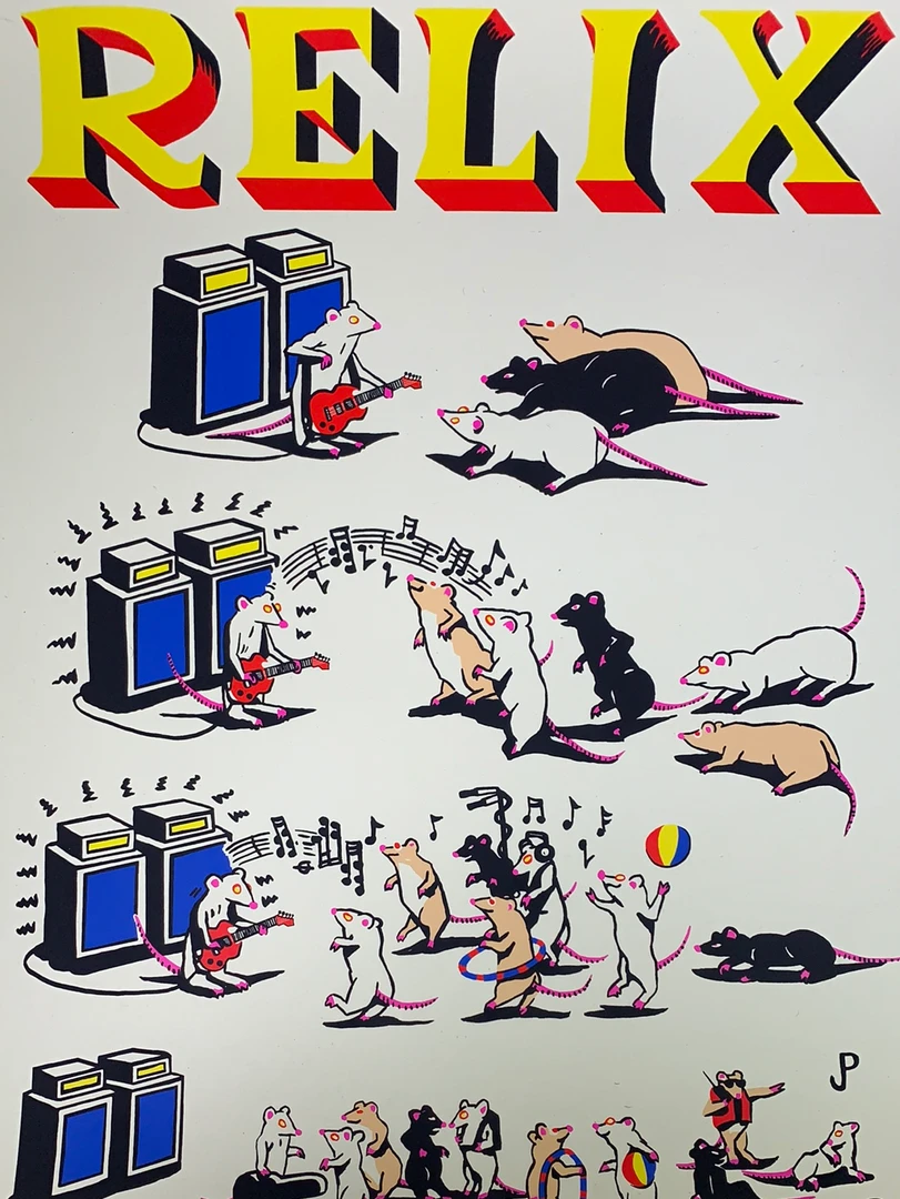 Gig Posters Pied Piper - 2020 Jim Pollock Poster Relix Main Edition 3 Gig Posters Pied Piper - 2020 Jim Pollock Poster Relix Main Edition