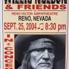 Gig Posters Willie Nelson - 2004 Franks Brothers 9/25 Poster Reno, NV
