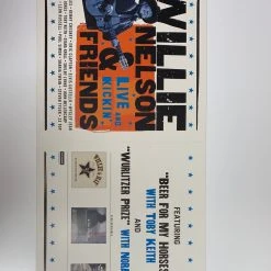 Sold Out Posters Willie Nelson - 2003 Original Vinyl Poster Insert 24x12 Record Art