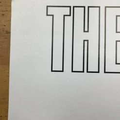 Sold Out Posters The Fags - Idol Records Original Poster Detroit, MI Dallas, TX Gig Posters