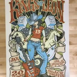 Gig Posters Kings Of Leon - 2009 Daymon Greulich Poster Louisville, KY
