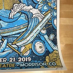 Gregg Gordon Colorado The Revivalists - 2019 Gigart Poster Red Rocks Morrison, CO AP