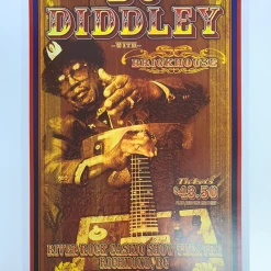 Bo Diddley - 2006 Bob Masse Signed Poster Richmond, BC