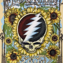 Sold Out Posters Gig Posters Dead & Company - 2016 Poster Chula Vista, CA Summer Tour
