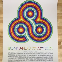Bonnaroo - 2018 Owen Gildersleeve Poster Manchester, TN Gig Posters