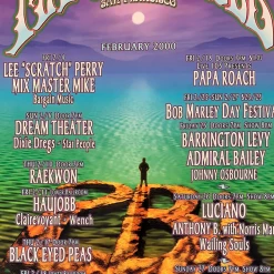 Greg Coiner MHP 85 Black Eyed Peas - 2000 Poster Maritime Hall San Fran 1st Gig Posters