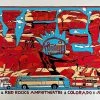 Ween - 2017 Tyler Stout Poster Red Rocks Morrison, CO Colorado