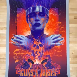 Guns N' Roses - 2021 Vance Kelly Poster 1st Edition Variant Gig Posters 9 Guns N' Roses - 2021 Vance Kelly Poster 1st Edition Variant Gig Posters