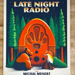 Colorado Late Night Radio - 2021 Mike Tallman Poster Denver, CO S/N