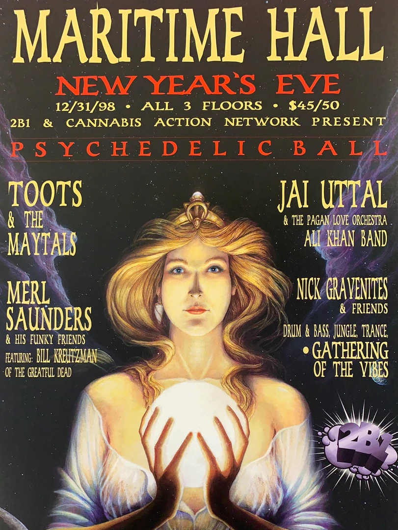 The Artworks MHP 55 New Year's Eve - 1998 Poster Maritime Hall San Fran 1st Gig Posters 3 The Artworks MHP 55 New Year's Eve - 1998 Poster Maritime Hall San Fran 1st Gig Posters