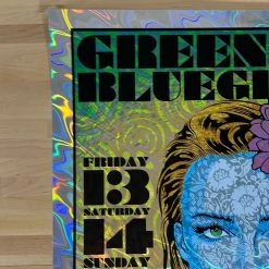 Colorado Greensky Bluegrass - 2019 Chuck Sperry Poster Red Rocks Morrison, CO AUTOGRAPHED FOIL