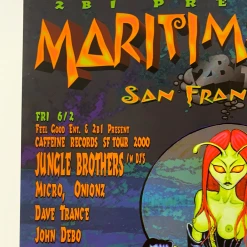 Dave Normal Gig Posters MHP 93 Dropkick Murphys - 2000 Poster Maritime Hall San Fran 1st