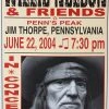 Willie Nelson - 2004 Franks Brothers 6/22 Poster Jim Thorpe, PA Gig Posters