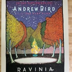 Art Prints Andrew Bird - 2021 Jay Ryan Poster Ravinia Highland Park, IL