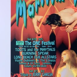 Carolyn Ferris Gig Posters MHP 50 Maritime Hall - 1998 Poster August Blink-182, SCI, Leftover Salmon San Fran 1st