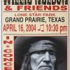 Willie Nelson - 2004 Franks Brothers 4/16 Poster Grand Prairie, TX 2 Willie Nelson - 2004 Franks Brothers 4/16 Poster Grand Prairie, TX