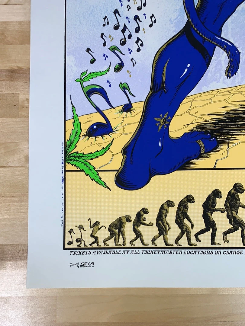 Blues Traveler - 1995 EMEK Poster Los Angeles, CA Wiltern Theatre Gig Posters 8 Blues Traveler - 1995 EMEK Poster Los Angeles, CA Wiltern Theatre Gig Posters