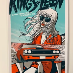 Kings Of Leon - 2017 Robert Wilson Poster Pittsburgh, PA Keybank Pav Gig Posters