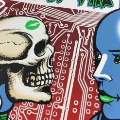 Queens Of The Stone Age - 2008 Justin Hampton Poster Winnipeg, CAN Burton Cummin Gig Posters