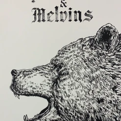 Napalm Death & Melvins - 2016 Fugscreens Studios Poster Denver, CO 4/27