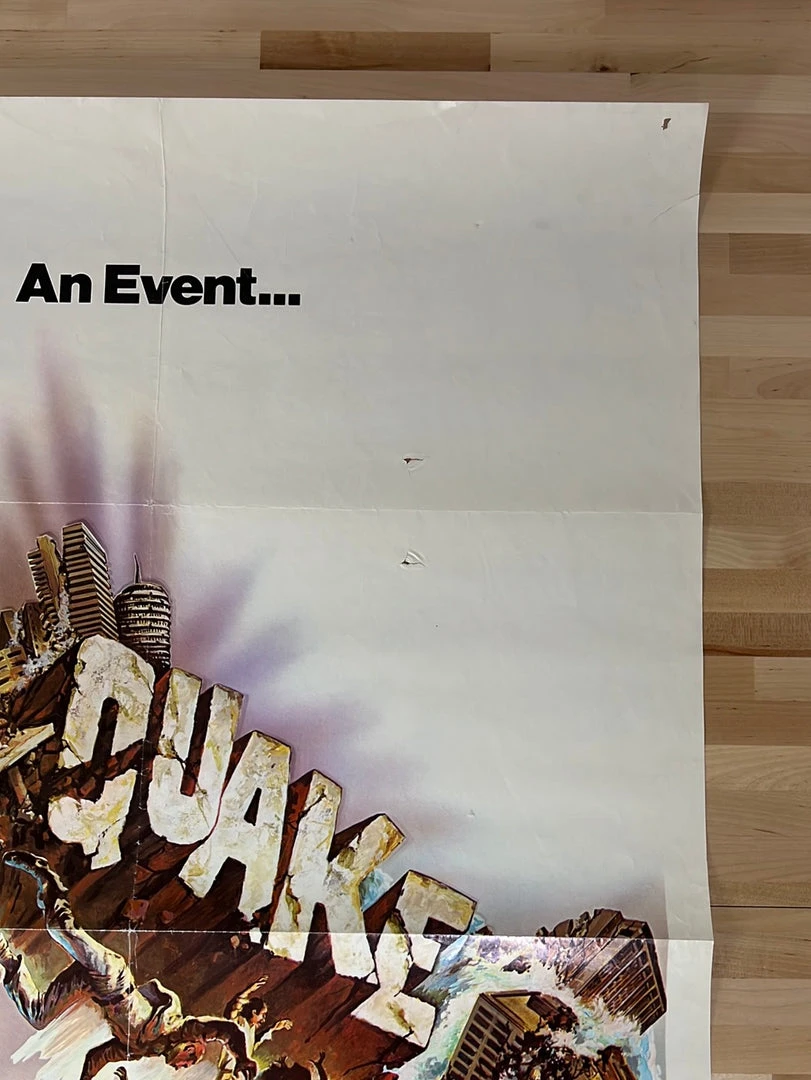 Sold Out Posters Earthquake - 1974 One Sheet Movie Poster Original Vintage 27x41 Movie/TV Posters 6 Sold Out Posters Earthquake - 1974 One Sheet Movie Poster Original Vintage 27x41 Movie/TV Posters