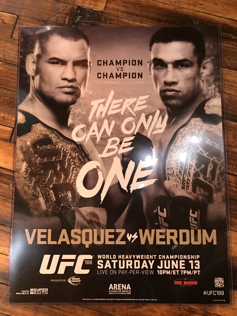 Sold Out Posters UFC 188 Poster Velazquez Vs. Werdum Mexico PPV 4 Sold Out Posters UFC 188 Poster Velazquez Vs. Werdum Mexico PPV