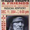 Willie Nelson - 2004 Franks Brothers 12/11 Poster Paducah, KY Gig Posters