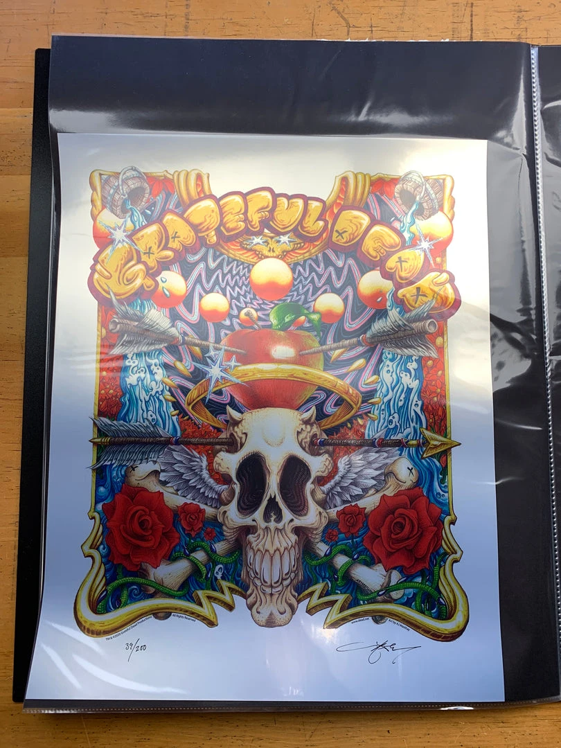 St Stephen - 2020 AJ Masthay Poster Grateful Dead Foil Edition 4 St Stephen - 2020 AJ Masthay Poster Grateful Dead Foil Edition