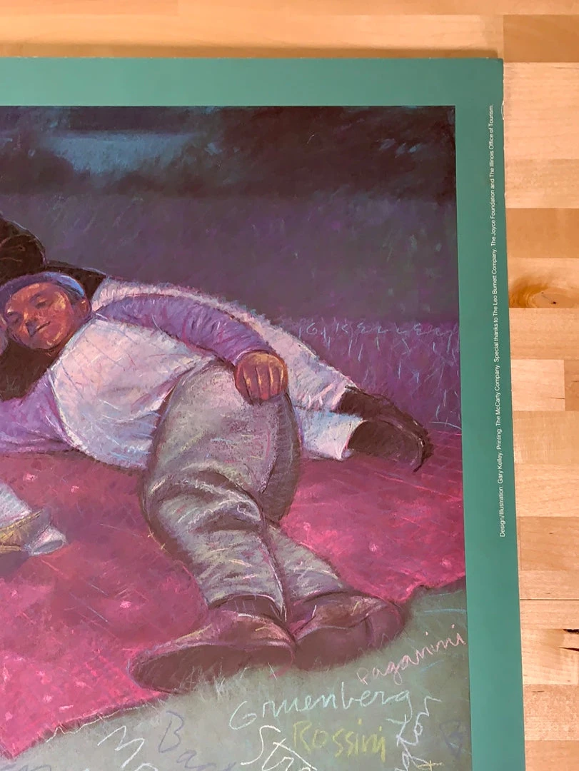 Sold Out Posters Grant Park Concerts - 1985 Lakefront Poster Chicago, IL Original Vintage 6 Sold Out Posters Grant Park Concerts - 1985 Lakefront Poster Chicago, IL Original Vintage