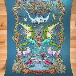 Umphrey's McGee - 2020/2021 Marq Spusta Poster Miami, FL 1st Teal