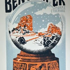 Ben Harper - 2021 Furturtle Show Prints Poster Red Rocks Morrison, CO