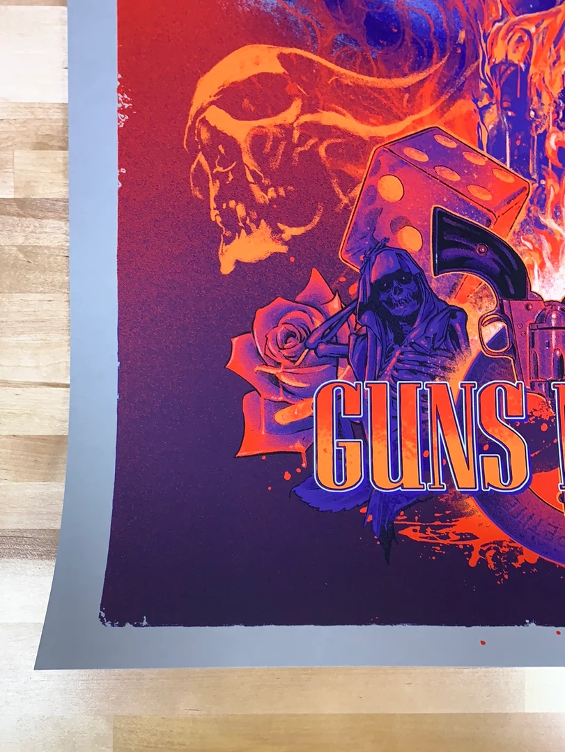 Guns N' Roses - 2021 Vance Kelly Poster 1st Edition Variant Gig Posters 8 Guns N' Roses - 2021 Vance Kelly Poster 1st Edition Variant Gig Posters