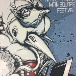 Pearl Jam - 2012 Greg Simkins Poster Craola Arras, France Main Square Festival Gig Posters