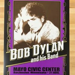 Bob Dylan - 2012 Geoff Gans Poster Rochester, MN Gig Posters