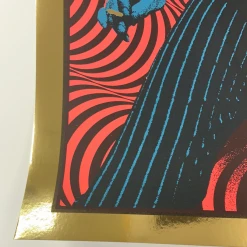 420 Posters Bob Dylan - 2020 Carl Glover Poster Art Print Gold FOIL