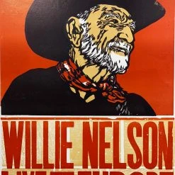 Gig Posters Willie Nelson - 2010 Hatch Show Print 6/14 Poster Stockholm, Sverige