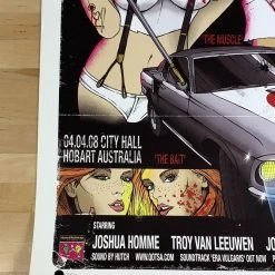 Gig Posters Queens Of The Stone Age - 2008 Rhys Cooper Poster Hobart, AUS 13 Gig Posters Queens Of The Stone Age - 2008 Rhys Cooper Poster Hobart, AUS