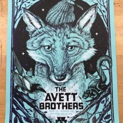 The Avett Brothers - 2016 Zeb Love Poster Pittsburgh, PA Stage AE VARIANT BLUE