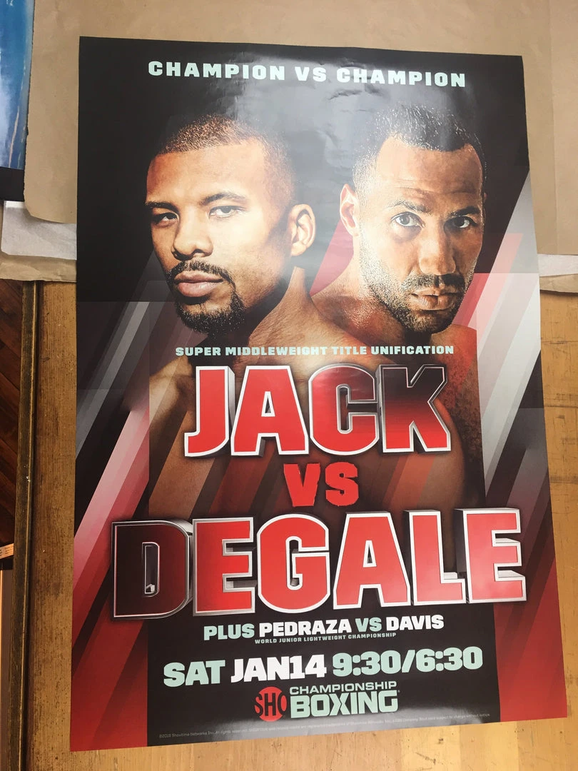 Sold Out Posters Boxing - 2017 Jack Vs Degale Poster 4 Sold Out Posters Boxing - 2017 Jack Vs Degale Poster