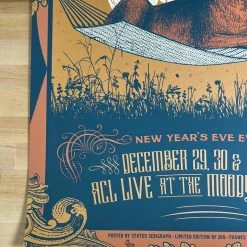 Willie Nelson - 2017 Status Serigraph Poster Austin, TX Gig Posters