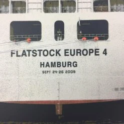 Flatstock Europe 4 - 2009 Dan MacAdam Crosshair Poster Hamburg, GER