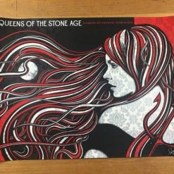Queens Of The Stone Age - 2017 Todd Slater Poster Detroit, MI Fox Theatre 11 Queens Of The Stone Age - 2017 Todd Slater Poster Detroit, MI Fox Theatre