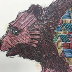 Last American Bear - 2010 Dan Grzeca Poster Art Print Art Prints