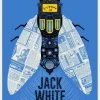 Jack White - 2018 Methane Studios Poster Salt Lake City, UT BHR Tour