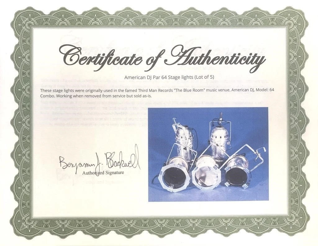 Sold Out Posters Third Man Records - Jack White Stage Lights From The Blue Room 5 Sold Out Posters Third Man Records - Jack White Stage Lights From The Blue Room